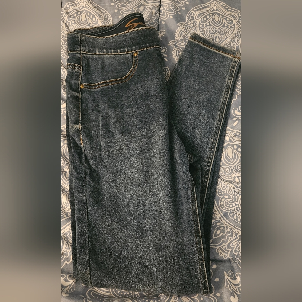 Seven7 Women's Dark Blue Skinny Jeans